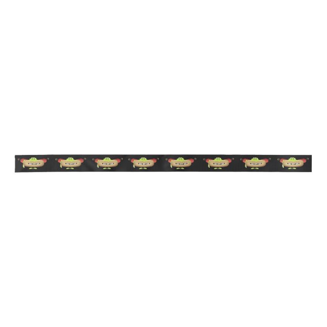 HOT DOG MAN SATIN RIBBON (Front)