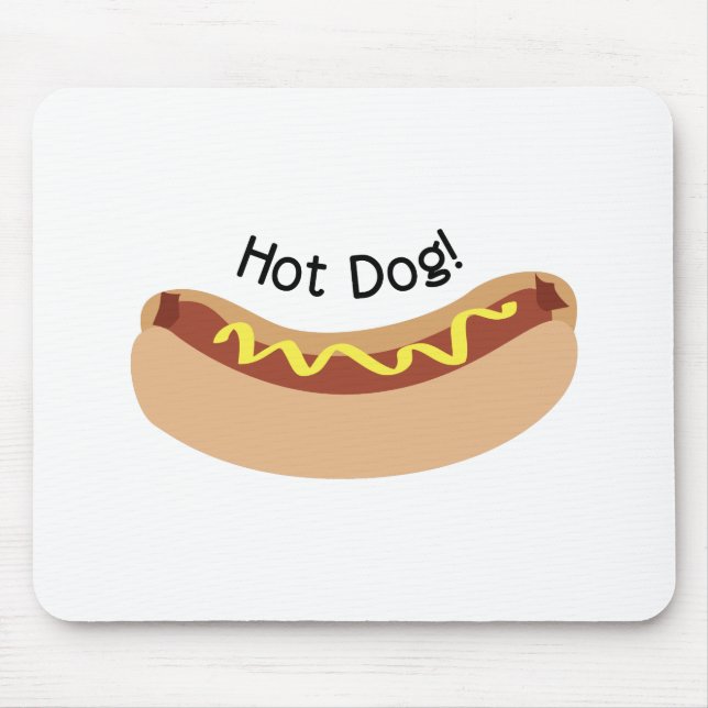 Hot Dog! Mouse Mat (Front)