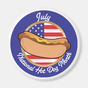 Hot Dog National Magnet