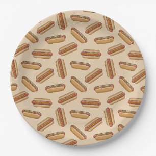 Hot dog paper plate