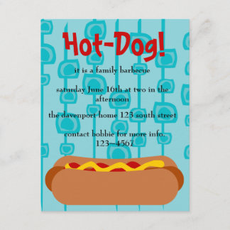 Hot Dog! Party Invitation