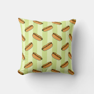 Hot Dog Pattern Cushion