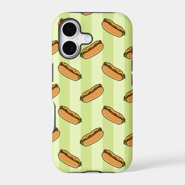 Hot Dog Pattern iPhone 5/5S Case (Back)