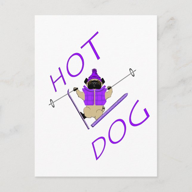 Hot Dog Postcard (Front)