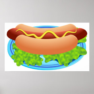 Hot Dog Poster