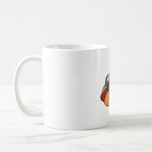 Hot Dog Pug Dog Coffee Mug