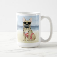 Hot Dog | Puppy In Sunglasses At The Beach