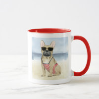 Hot Dog | Puppy In Sunglasses At The Beach
