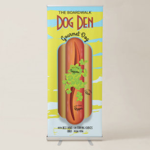 HOT DOG RETRACTABLE BANNER