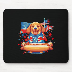 Hot Dog Sausages Frank Day Merican Sarcastic Food Mouse Mat