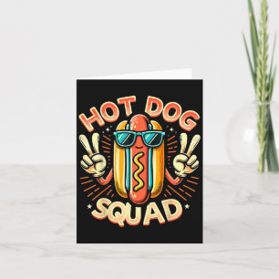 Hot Dog Squad Hot Dog Stand Team Hotdog Crew For M Card