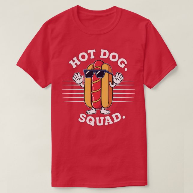 Hot Dog Squad T-Shirt (Design Front)