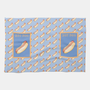Hot dog tea towel