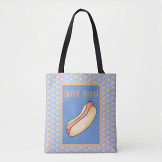 Hot dog tote bag
