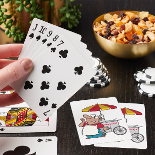 Hot Dog Vendor Playing Cards