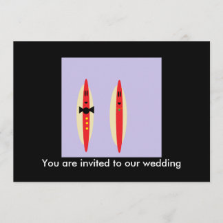 Hot Dog Wedding Invitation
