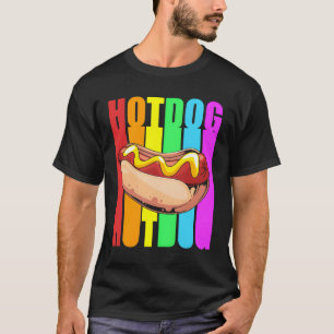 Hot Dog Wiener Food Lover Retro Hotdog funny T-Shirt