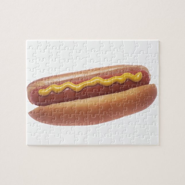 Hot Dog with Mustard Jigsaw Puzzle (Horizontal)