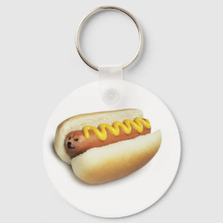 Hot Doge Meme Key Ring