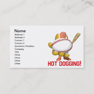 Hot Dogging Business Card