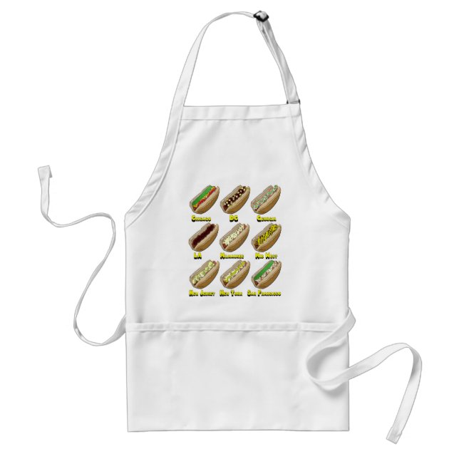 Hot Dogs Across America Apron (Front)