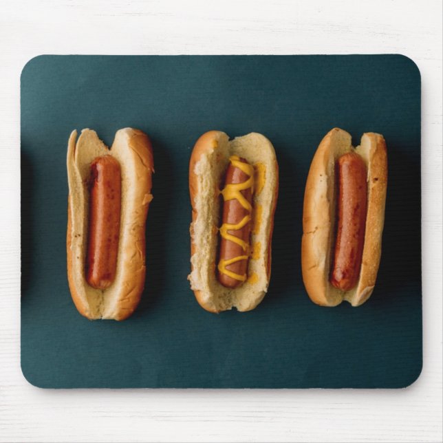 Hot Dogs and Buns Mouse Mat (Front)