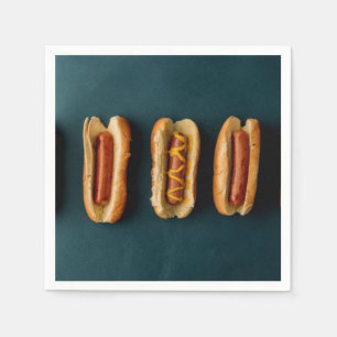 Hot Dogs and Buns Napkin