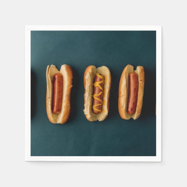 Hot Dogs and Buns Napkin (Front)