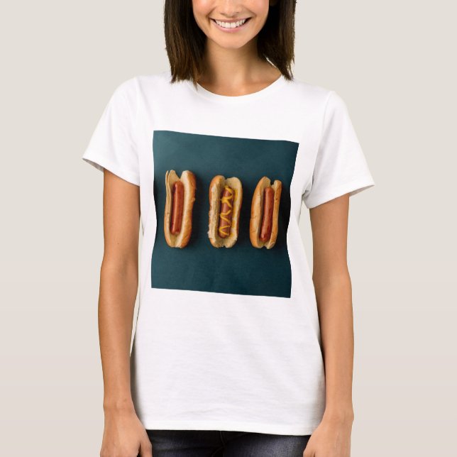Hot Dogs and Buns T-Shirt (Front)