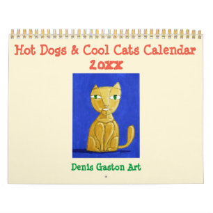 Hot Dogs & Cool Cats Calendar 2020