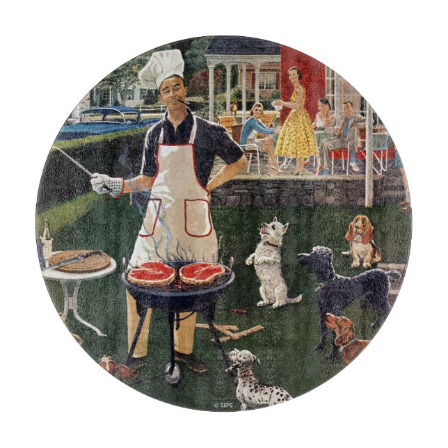 Hot Dogs Cutting Board (Front)