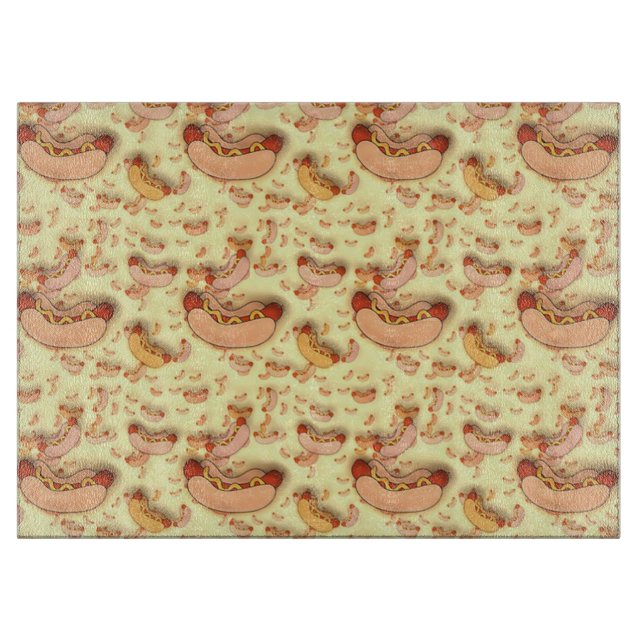 Hot Dogs Cutting Board (Front)