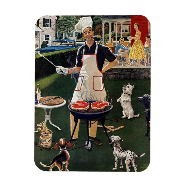 Hot Dogs Magnet (Vertical)