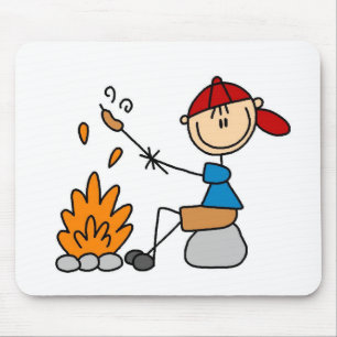 Hot Dogs On Campfire Mousepad