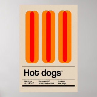 Hot Dogs Poster