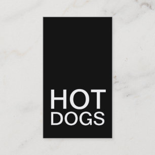 hot dogs punch card