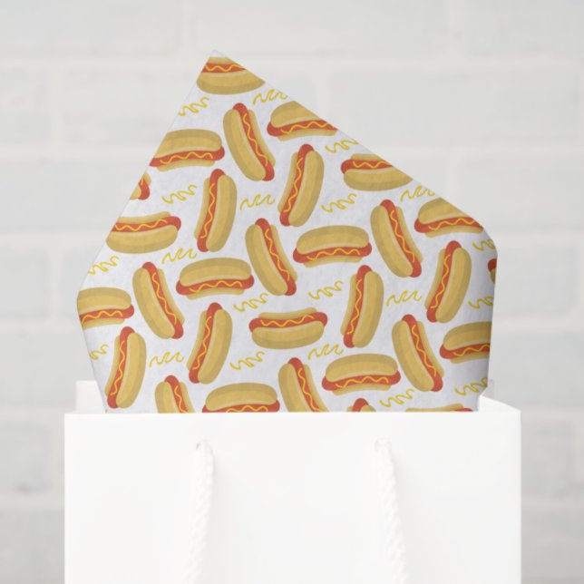 Hot Dogs Tissue Paper (Gift Bag)