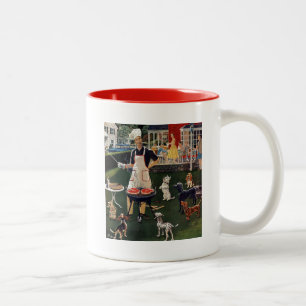 Hot Dogs Two-Tone Coffee Mug