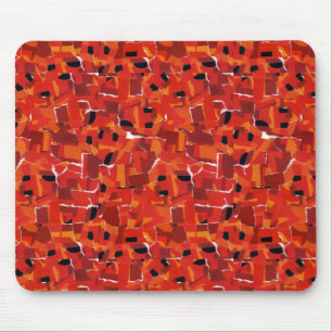 Hot Faux Mosaic Collage Mouse Mat