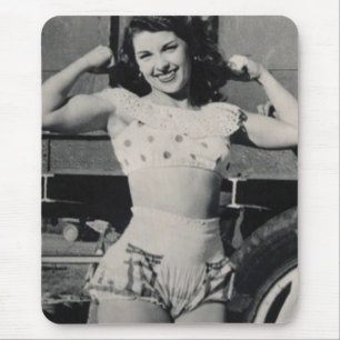 Hot Female Fitness Girls Mouse Mat