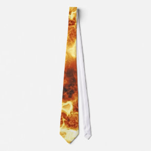 Hot Fiery Exploding Flames Tie