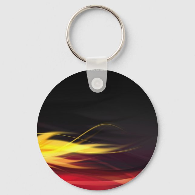 Hot Flames Key Ring (Front)