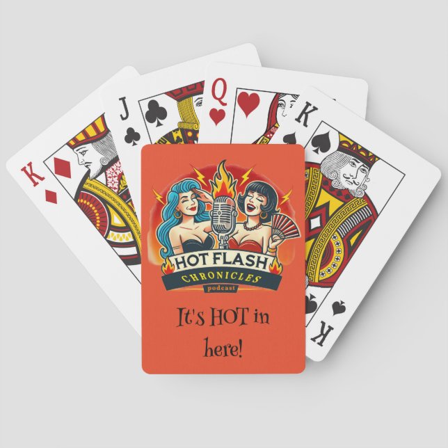 Hot Flash Chronicles Poker Cards (Back)