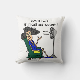 Hot Flash Humour Cushion