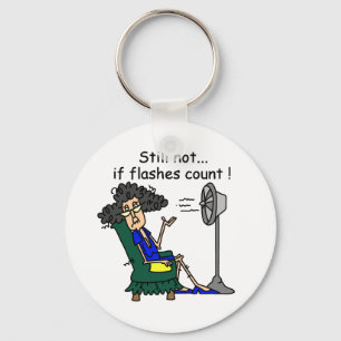 Hot Flash Humour Key Ring