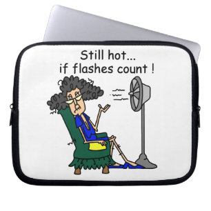 Hot Flash Humour Laptop Sleeve