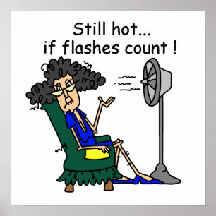 Hot Flash Humour Poster