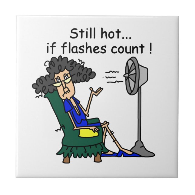 Hot Flash Humour Tile (Front)