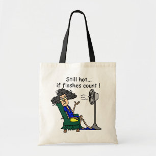 Hot Flash Humour Tote Bag