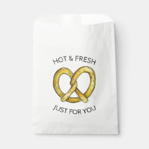 Hot & Fresh Just for You Salty Baked Soft Pretzels Favour Bags